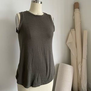 Olive Target Tank Top XS
